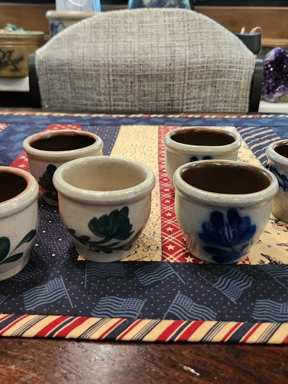 Handcrafted SALT GLAZED VOTIVE SIZE CROCKS